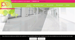 Desktop Screenshot of pei-nettoyage.fr