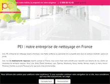 Tablet Screenshot of pei-nettoyage.fr